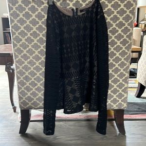 Black laced shirt BCBGMaxAzria